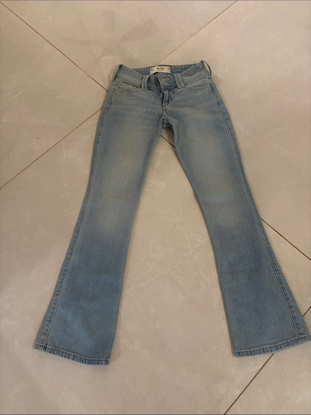 Hollister Light Wash Flared Jeans